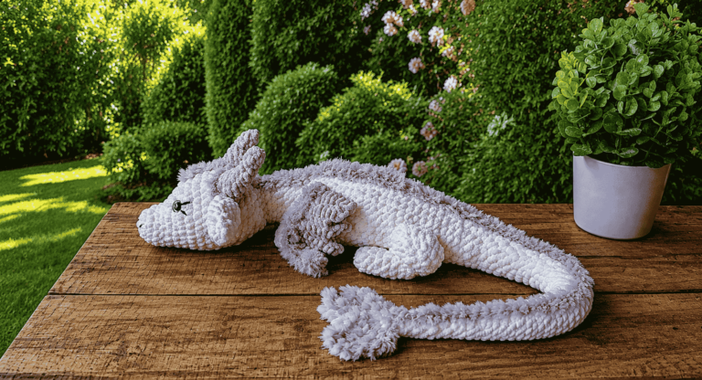 Fee Beginner Crochet Pattern Dragon Snuggler: Make a Cuddly Winnie-Style Dragon