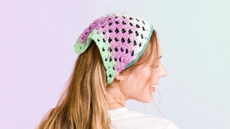 Crochet Hair Bandana Pattern