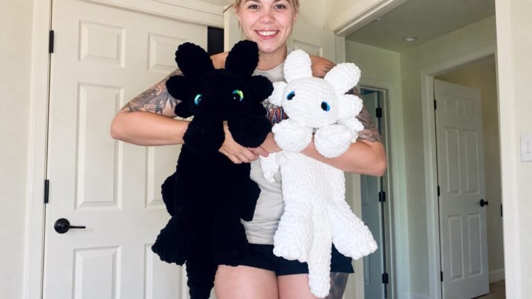 Crochet dragon pattern giant snuggle amigurumi